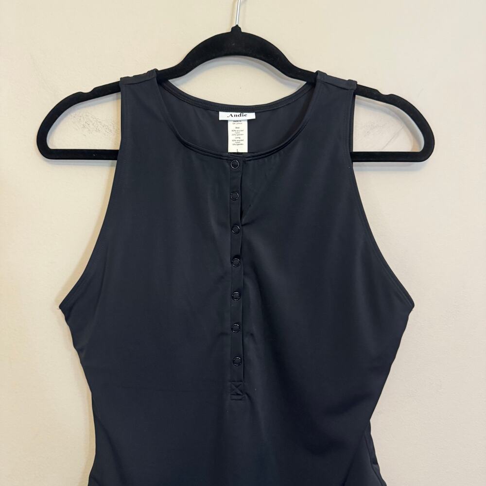 Andie Swimsuit Black Large NWT - Picture 3 of 8